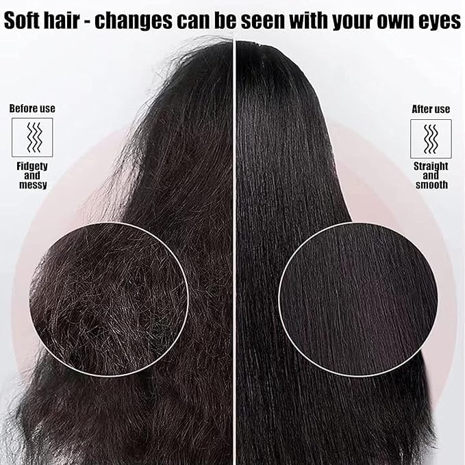 2-in-1 Hair Straightener Comb for Women & Men | Fast Hair Styling Brush